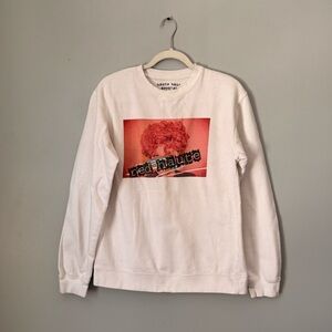 Red Haute hair funky sweatshirt crewneck